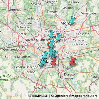 Mappa Piazzale Istria, 20159 Milano MI, Italia (5.56308)