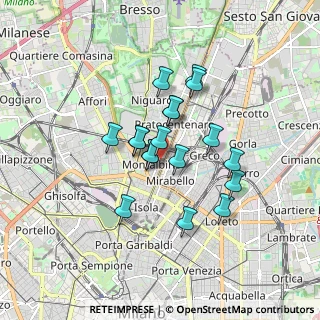 Mappa Piazza Caserta, 20159 Milano MI, Italia (1.31111)