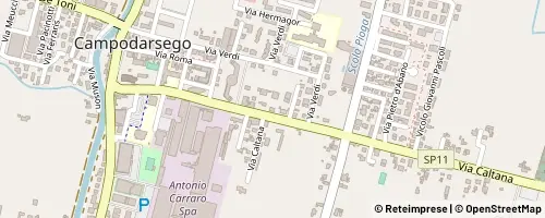 Mappa Campodarsego
