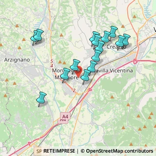Mappa Via Rovigo, 36075 Montecchio Maggiore VI, Italia (3.71067)