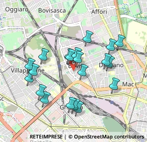 Mappa Via Ercole Ricotti, 20158 Milano MI, Italia (0.8675)