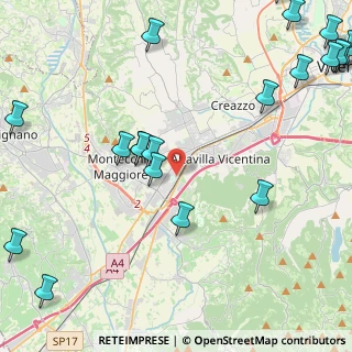 Mappa Via Po, 36075 Montecchio Maggiore VI, Italia (6.3575)
