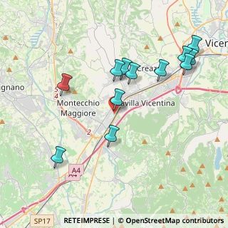 Mappa Via Po, 36075 Montecchio Maggiore VI, Italia (4.165)