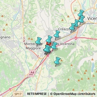 Mappa Via Po, 36075 Montecchio Maggiore VI, Italia (3.12833)