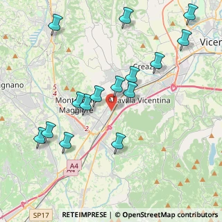 Mappa Via Po, 36075 Montecchio Maggiore VI, Italia (4.35)