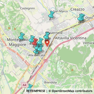 Mappa Via Po, 36075 Montecchio Maggiore VI, Italia (1.92538)