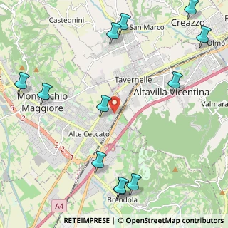 Mappa Via Po, 36075 Montecchio Maggiore VI, Italia (2.9425)