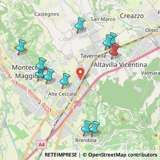 Mappa Via Po, 36075 Montecchio Maggiore VI, Italia (2.36455)