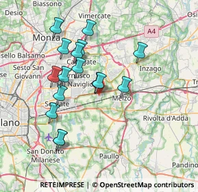 Mappa 20052 Vignate MI, Italia (6.83438)