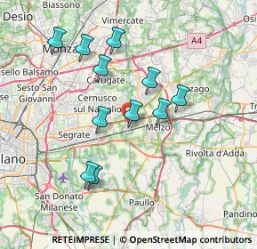 Mappa 20052 Vignate MI, Italia (6.66636)