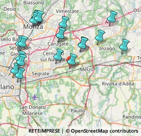 Mappa 20052 Vignate MI, Italia (9.203)