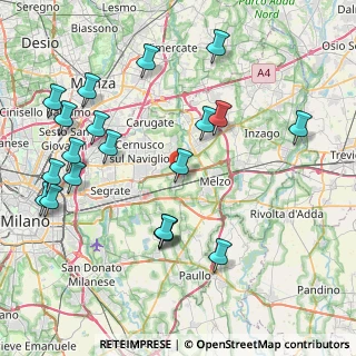 Mappa 20052 Vignate MI, Italia (9.4325)
