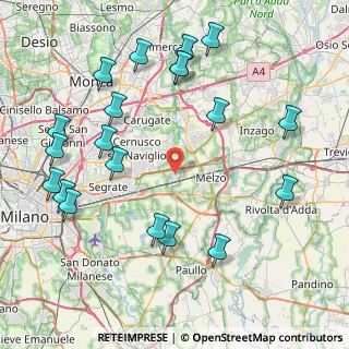 Mappa 20052 Vignate MI, Italia (9.8695)
