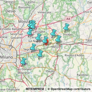 Mappa 20052 Vignate MI, Italia (6.55923)