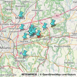 Mappa 20052 Vignate MI, Italia (5.85286)