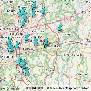 Mappa 20052 Vignate MI, Italia (10.7905)
