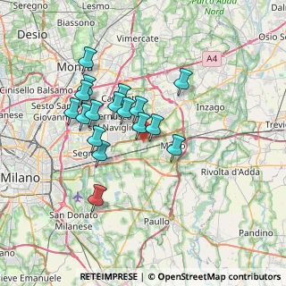 Mappa 20052 Vignate MI, Italia (6.02706)