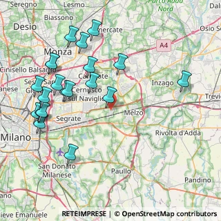 Mappa 20052 Vignate MI, Italia (9.3385)