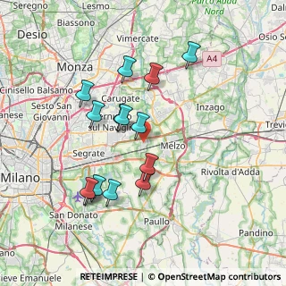 Mappa 20052 Vignate MI, Italia (6.86857)