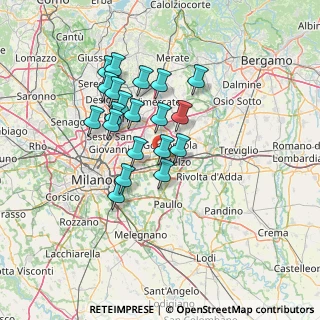 Mappa 20052 Vignate MI, Italia (11.6265)