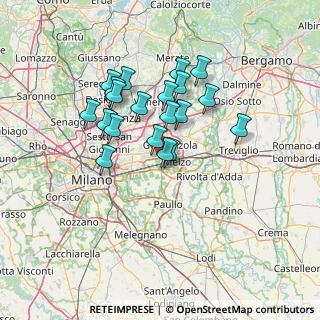 Mappa 20052 Vignate MI, Italia (11.5915)