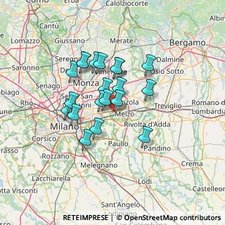 Mappa 20052 Vignate MI, Italia (10.7865)