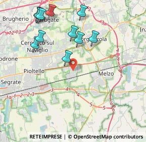Mappa 20052 Vignate MI, Italia (4.45545)