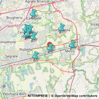 Mappa 20052 Vignate MI, Italia (3.97545)