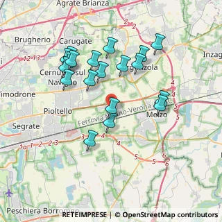 Mappa 20052 Vignate MI, Italia (3.57158)