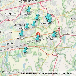 Mappa 20052 Vignate MI, Italia (3.72909)