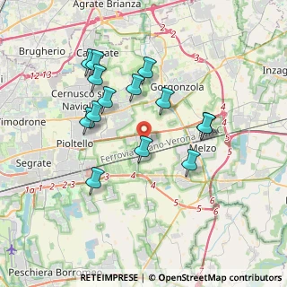Mappa 20052 Vignate MI, Italia (3.45571)