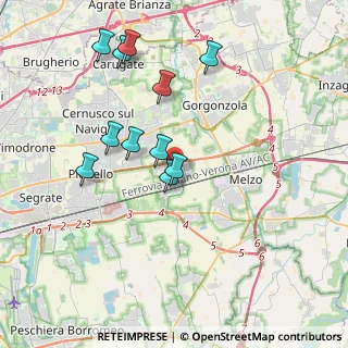 Mappa 20052 Vignate MI, Italia (3.65182)