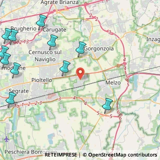 Mappa 20052 Vignate MI, Italia (6.36909)