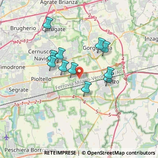 Mappa 20052 Vignate MI, Italia (3.07)