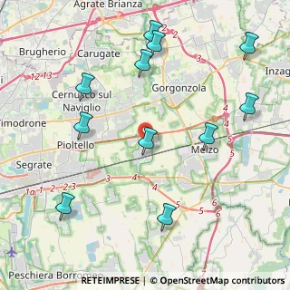 Mappa 20052 Vignate MI, Italia (4.81545)