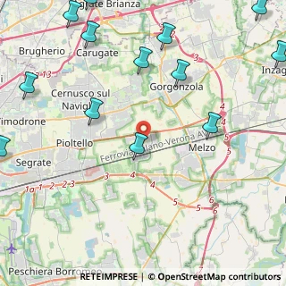 Mappa 20052 Vignate MI, Italia (6.43714)