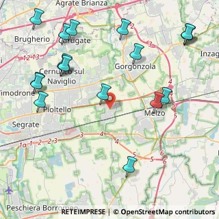 Mappa 20052 Vignate MI, Italia (5.48611)