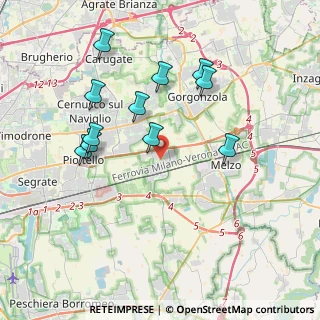 Mappa 20052 Vignate MI, Italia (3.76)
