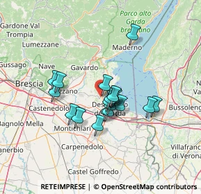 Mappa Via Barcuzzi, 25080 Padenghe sul Garda BS, Italia (9.86684)