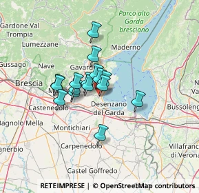 Mappa Via Barcuzzi, 25080 Padenghe sul Garda BS, Italia (8.66813)
