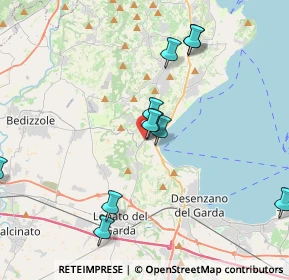 Mappa Via Barcuzzi, 25080 Padenghe sul Garda BS, Italia (3.96364)