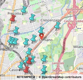 Mappa Via Madre A. E. Picco, 20132 Milano MI, Italia (1.2635)