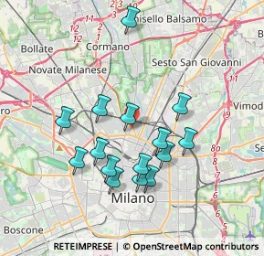 Mappa Via Populonia, 20159 Milano MI, Italia (3.328)