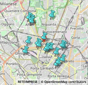 Mappa Via Populonia, 20159 Milano MI, Italia (1.62526)