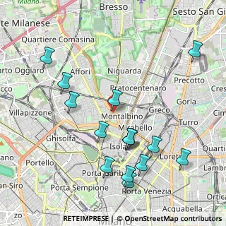 Mappa Via Populonia, 20159 Milano MI, Italia (2.20667)