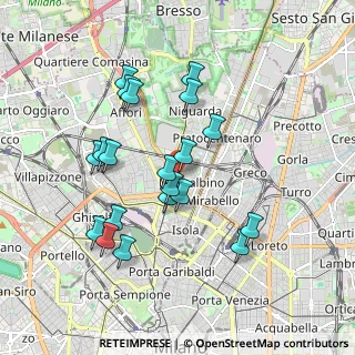 Mappa Via Populonia, 20159 Milano MI, Italia (1.749)