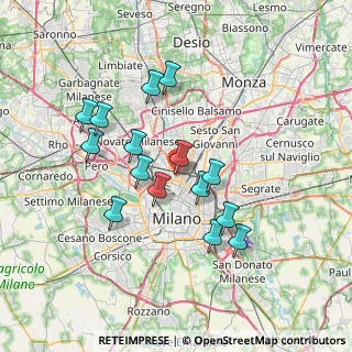 Mappa Via Populonia, 20159 Milano MI, Italia (6.44933)