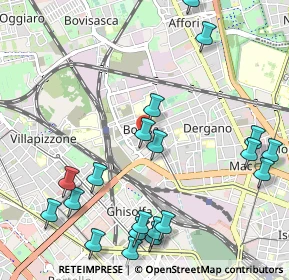 Mappa Via Francesco Paolo Michetti, 20158 Milano MI, Italia (1.315)