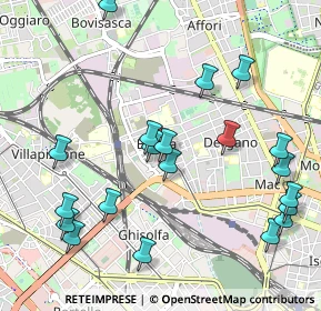 Mappa Via Francesco Paolo Michetti, 20158 Milano MI, Italia (1.177)