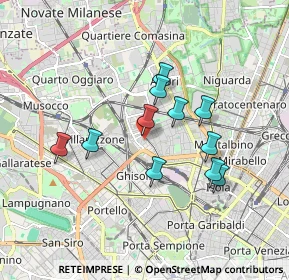 Mappa Via Francesco Paolo Michetti, 20158 Milano MI, Italia (1.48455)